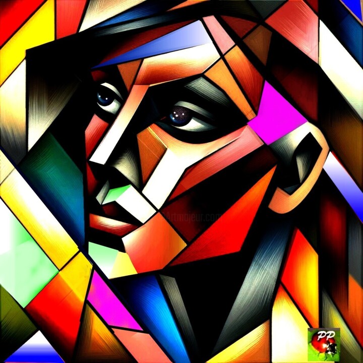 portrait cubiste