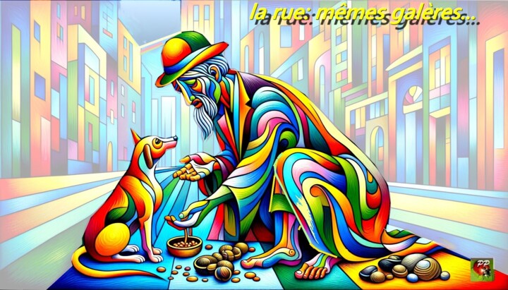 LA RUE  MÊMES GALERES