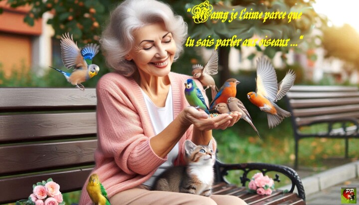 MAMY,TU SAIS PARLER AUX OISEAUX