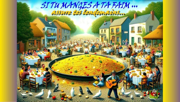 SI TU MANGES A TA FAIM...