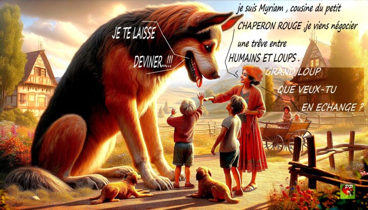 JE TE LAISSE DEVINER ENTRE HUMAINS ET LOUPS